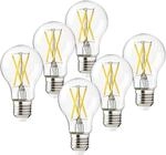Oktaplex Glow 6er Set E27 Set LED Leuchtmittel 2700K Warmwei&szlig; 806lm 3,8W