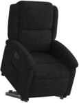 vidaXL Relaxsessel mit Aufstehhilfe Elektrisch Schwarz Samt 3204328
