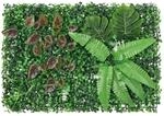 vidaXL Sichtschutz aus Kunstpflanzen 24 Stk Gr&uuml;n 40x60 cm 366649