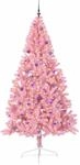 vidaXL K&uuml;nstlicher Vorbeleuchteter Weihnachtsbaum Rosa 240 cm PVC 3397108