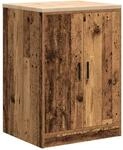 vidaXL Garagen-Aufbewahrungsschrank Altholz-Optik Massivholz Kiefer 860578