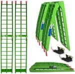 TRUTZHOLM 2x Auffahrrampe Klappbar 180 cm Traglast 680 kg Gr&uuml;n