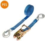 Conacord Spanngurt Pro PES Ratsche 2 Haken 25 mm L&auml;nge 5 m Blau 2-teilig