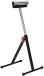 HOMCOM Rollenbock H&ouml;henverstellbar bis 90 kg Metall Schwarz 44 x 50 x 68-110 cm