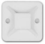 McPower Kabelsockel f&uuml;r Kabelbinder 20x20mm Wei&szlig; 10er Pack