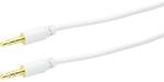 Schwaiger Audio Anschlusskabel 3,5 mm Klinkenstecker Wei&szlig; 1,5 m