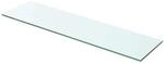 vidaXL Regalboden Glas Transparent 60x12 cm 243822