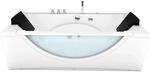 AcquaVapore Whirlpool Pool Badewanne Wanne W81-TH-B 180x90 mit Farblichtherapie