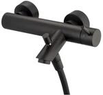 Kronenbach Wannenf&uuml;llbatterie Lima 2.0 Black Aufputz in Schwarz Matt