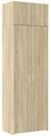 vidaXL Hochschrank Sonoma-Eiche 70x42,5x225 cm Holzwerkstoff 3281324