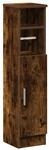 vidaXL Badezimmerschrank mit Rollenhalter R&auml;uchereiche 20,5x22x90 cm 858501