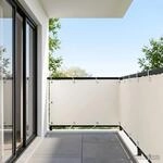vidaXL Balkon Sichtschutz 150 x 800 cm Stoff mit PU-Beschichtung Wei&szlig; 42036356