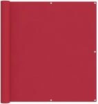 vidaXL Balkonsichtschutz Rot 110 x 400 cm Oxford-Stoff 42030820