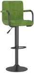 vidaXL Barhocker Hellgr&uuml;n Samt 334650