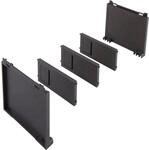 Blum Flascheneinsatz Ambia-Line f&uuml;r Schublade B 100 mm Kunststoff Oriongrau...