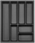 SOTECH ORGA-BOX-3 Besteckeins&auml;tze Tiefe 473 mm H&ouml;he 50,5 mm Anthrazit