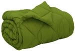 vidaXL Winterbettdecke Gr&uuml;n 200 x 135 cm Mikrofaser 42025668