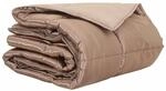 vidaXL Sommerdecke Gold 200 x 135 cm Satin und Mikrofaser 42025764