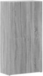 vidaXL Aktenschrank Grau Sonoma 60x32x115 cm Holzwerkstoff