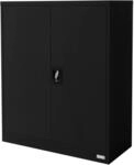 ML-Design Aktenschrank Abschlie&szlig;bar 90x40x109 cm Schwarz Stahl 2 T&uuml;ren