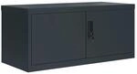 vidaXL Aktenschrank Anthrazit 90x40x40 cm Stahl