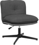 vidaXL B&uuml;rostuhl Drehbar Dunkelgrau Stoff 4105390