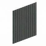 Skan Holz Seitenwand Deckelschalung Fichte 230 cm x 330 cm Schiefergrau