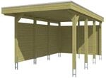 Skan Holz Carport-Set Friesland A 320 cm x 555 cm Gr&uuml;n
