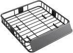 HOMCOM Dachtr&auml;ger Stahl Schwarz 110,5L x 99,5B x 18,5H cm