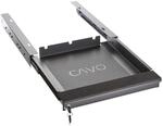 SOTECH CAVO Unterbau Laptop Schublade 380 x 446 x 55 mm Schwarz Abschlie&szlig;bar