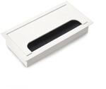 Emuca Quadrum Kabeldurchf&uuml;hrungst&uuml;llen Rechteckig 159 x 80 mm Versenkt...