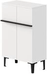 okwish Schuhschrank mit Doppelt&uuml;ren Stauraum Eingang 95x60x34cm Wei&szlig;