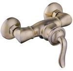 PaulGurkes Bronze Duscharmatur Messing Antik Aufputz Retro Nostalgie