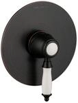 PaulGurkes Unterputzarmatur Schwarz Retro Einhandmischer 1-Wege Armatur