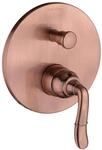 PaulGurkes Unterputz Armatur Kupfer Rote Bronze 2-Wege Mischbatterie Retro