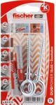 Fischer D&uuml;bel DuoPower &Oslash; 10 mm x 50 mm OH K 2 St&uuml;ck mit &Ouml;senhaken