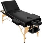 Tectake 3 Zonen Massageliege Somwang Breite 70 cm Polsterung 7 5 cm Inklusive