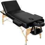 Tectake 3 Zonen Massageliege Set Somwang Breite 70 cm Polsterung 7 5 cm Inklusive