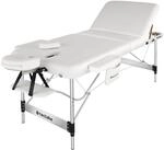 Tectake 3 Zonen Massageliege Ko Tao Breite 78 cm Polsterung 5 cm Inklusive