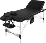 Tectake 3 Zonen Massageliege Ko Tao Breite 78 cm Polsterung 5 cm Inklusive