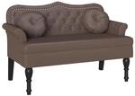 vidaXL Chesterfield Bank Braun 120,5 x 65 x 75 cm Kunstleder 42019281