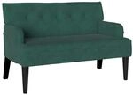 vidaXL Chesterfield Bank Dunkelgr&uuml;n 112 x 65,5 x 75 cm Samt 42019288