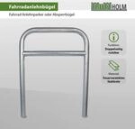 TRUTZHOLM Fahrradanlehnb&uuml;gel 78 x 115 cm Stahl Durchmesser 60 mmTyp H