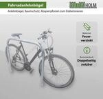 TRUTZHOLM Fahrradanlehnb&uuml;gel 115 x 99cm Stahl Feuerverzinkt Durchmesser 49mm Parker