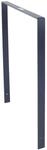 TRUTZHOLM Fahrradanlehnb&uuml;gel 115x76 cm Flachstahl 13 mm Anthrazit Typ U