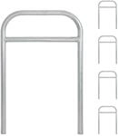 TRUTZHOLM 5x Fahrradanlehnb&uuml;gel 78 x 115 cm Stahl Durchmesser 49 mm Typ H