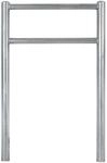 TRUTZHOLM Fahrradanlehnb&uuml;gel Mit Knieholm 115x75 cm Stahl Durchmesser 60 mm Typ H