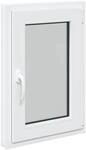 vidaXL Kellerfenster RISOR Wei&szlig; 50 x 75 cm PVC und Glas 42047228