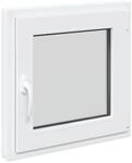 vidaXL Kellerfenster RISOR Wei&szlig; 60 x 60 cm PVC und Glas 42047230