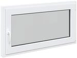 vidaXL Kellerfenster RISOR Wei&szlig; 110 x 60 cm PVC und Glas 42047257